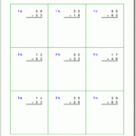 Grade 4 Multiplication Worksheets Regarding Box Method Multiplication Worksheet
