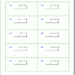 Grade 4 Multiplication Worksheets Within 3Rd Grade Math Worksheets Multiplication Pdf