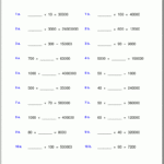 Grade 5 Multiplication Worksheets Intended For Multiplying Decimals By 10 100 And 1000 Worksheet