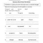 Grammar Worksheets  Sentence Structure Worksheets With Sentence Structure Worksheets