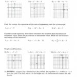 Graphing Quadratic Functions Worksheet Electron Configuration With Regard To Quadratic Functions Worksheet Answers