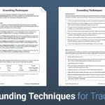 Grounding Techniques Worksheet  Therapist Aid For Trauma Worksheets Therapy