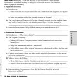 Guided Reading Activity Pdf In Early Jamestown Colony Worksheet Answer Key