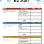 Holiday Budget Worksheet  Talking Cents Throughout Consumer Credit Counseling Budget Worksheet