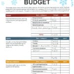 Holidaybudgetingworksheet  Talking Cents Also Consumer Credit Counseling Budget Worksheet