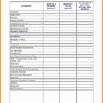 Home Daycare Tax Worksheet Personal Income And Expenses Spreadsheet Within Salon Budget Worksheet