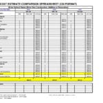 House Construction House Construction Excel Spreadsheet And Home Replacement Cost Estimator Worksheet