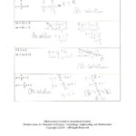 How Many Solutions Students Are Asked To Determine The Number Of For One Solution No Solution Infinite Solutions Worksheet
