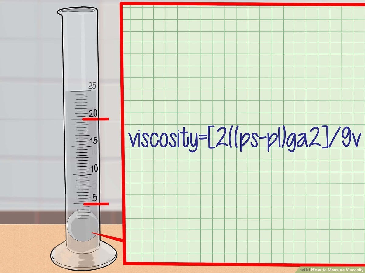 How To Measure Viscosity 10 Steps With Pictures  Wikihow For Graduated Cylinder Worksheet