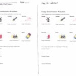 Ideas Of Energy Transformation Worksheet Answers Inspirational Dr Intended For Energy Transformation Worksheet Answers