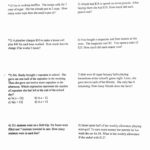 Ideas Of Writing Equations From Word Problems Worksheet Gallery Also Writing Equations From Word Problems Worksheet