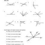 Identify Each Pair Of Angles As Adjacent Vertical Pertaining To Special Angle Pairs Worksheet
