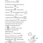 In Summer Frozen Film Worksheet  Free Esl Printable Worksheets Inside Frozen Worksheets For Kindergarten