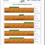 Inches Measurement Along With Reading A Ruler Worksheet
