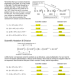 Inclass "scientific Notation  Math" Worksheet Within Scientific Notation Practice Worksheet