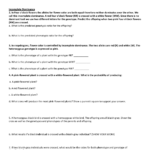 Incomplete And Codominance Worksheet 1 Explain The Difference Inside Incomplete And Codominance Worksheet