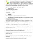 Interactive Business Plan Worksheet Along With Business Plan Worksheet