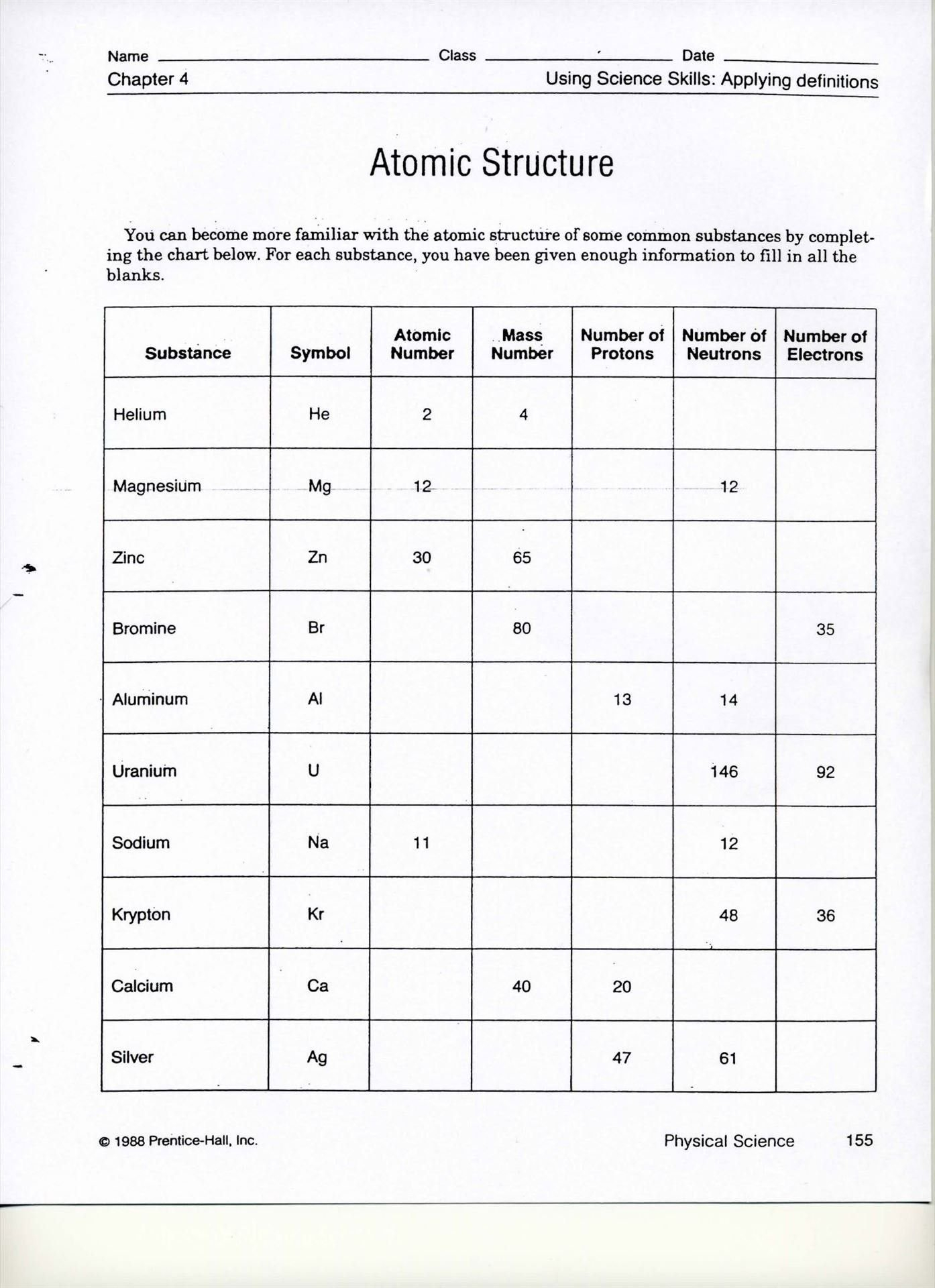 Isotopes Ions And Atoms Worksheet 1 Answer Key  Briefencounters Regarding Isotopes Ions And Atoms Worksheet 1 Answers