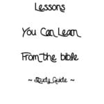 Jw Printable Lessons You Can Learn From The Bible Study  Etsy Also Kids Bible Study Worksheets