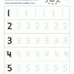 Kindergarten Printable Worksheets  Writing Numbers To 10 Also Number 1 Worksheets