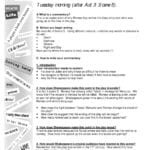 Ks3 Plays  Romeo And Juliet  Teachit English Throughout Romeo And Juliet Worksheets Act 1