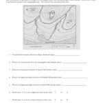Lab 3 Interpretation Of Topographic Maps Intended For Topographic Map Worksheet