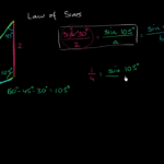 Law Of Sines Solving For A Side  Trigonometry Video  Khan Academy And Law Of Sines And Cosines Word Problems Worksheet With Answers