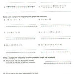 Learning Experience For Compound Inequalities Worksheet