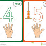 Learning The Numbers 010 Flash Cards Educational Preschool For Preschool Learning Worksheets