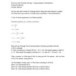 Lecture 5 Motion And Kinematics Practice With Problem Solving With Kinematics Practice Problems Worksheet Answers