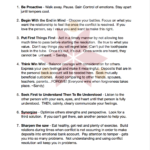 Lesson 11 – Conflict Resolution  Passion In Education Along With Conflict Resolution Worksheets