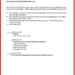 Lesson 3 An Energy Mix Renewable And Nonrenewable Resources  Pdf In Renewable And Nonrenewable Resources Worksheet Pdf