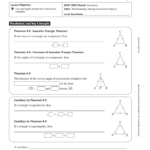 Lesson 45 Isosceles And Equilateral Triangles Throughout 4 5 Isosceles And Equilateral Triangles Worksheet Answers
