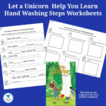 Let A Unicorn Help You Learn Hand Washing Steps Worksheets Within Hand Washing Worksheets
