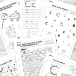Letter C Worksheets  Alphabet Series  Easy Peasy Learners For Kindergarten Letter Recognition Worksheets