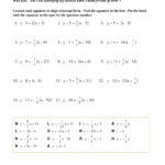 Lf 18 Converting From Point Slope To Slope Intercept Form  Mathops And Standard Form Of A Linear Equation Worksheet