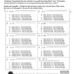 Li 2 Graphing Inequalities With One Variable  Mathops Pertaining To Graphing Inequalities Worksheet