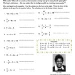Li 5 Solving And Graphing Two Step Inequalities  Mathops Or Solving Two Step Inequalities Worksheet