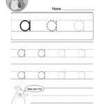 Lowercase Letter "a" Tracing Worksheet  Doozy Moo Together With Letter Tracing Worksheets Pdf