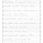 Magnificent Printable Cursive Words Practice Word Sheets Or Printable Cursive Handwriting Worksheet Generator