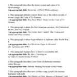 Main Idea Worksheet 4  Answers Regarding Summary And Main Idea Worksheet 1