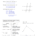 Math Plane  Parallel Lines Cuttransversals Along With 3 2 Angles And Parallel Lines Worksheet Answers