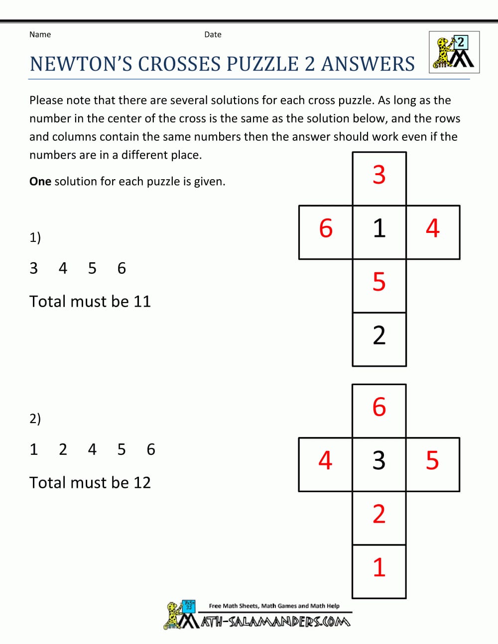 Math Puzzles 2Nd Grade Or Fun Math Worksheets For 2Nd Grade