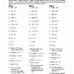 Math Worksheets 8Th Grade Pre Algebra  Printable Worksheet Page For Along With Pre Algebra Worksheets For 8Th Graders