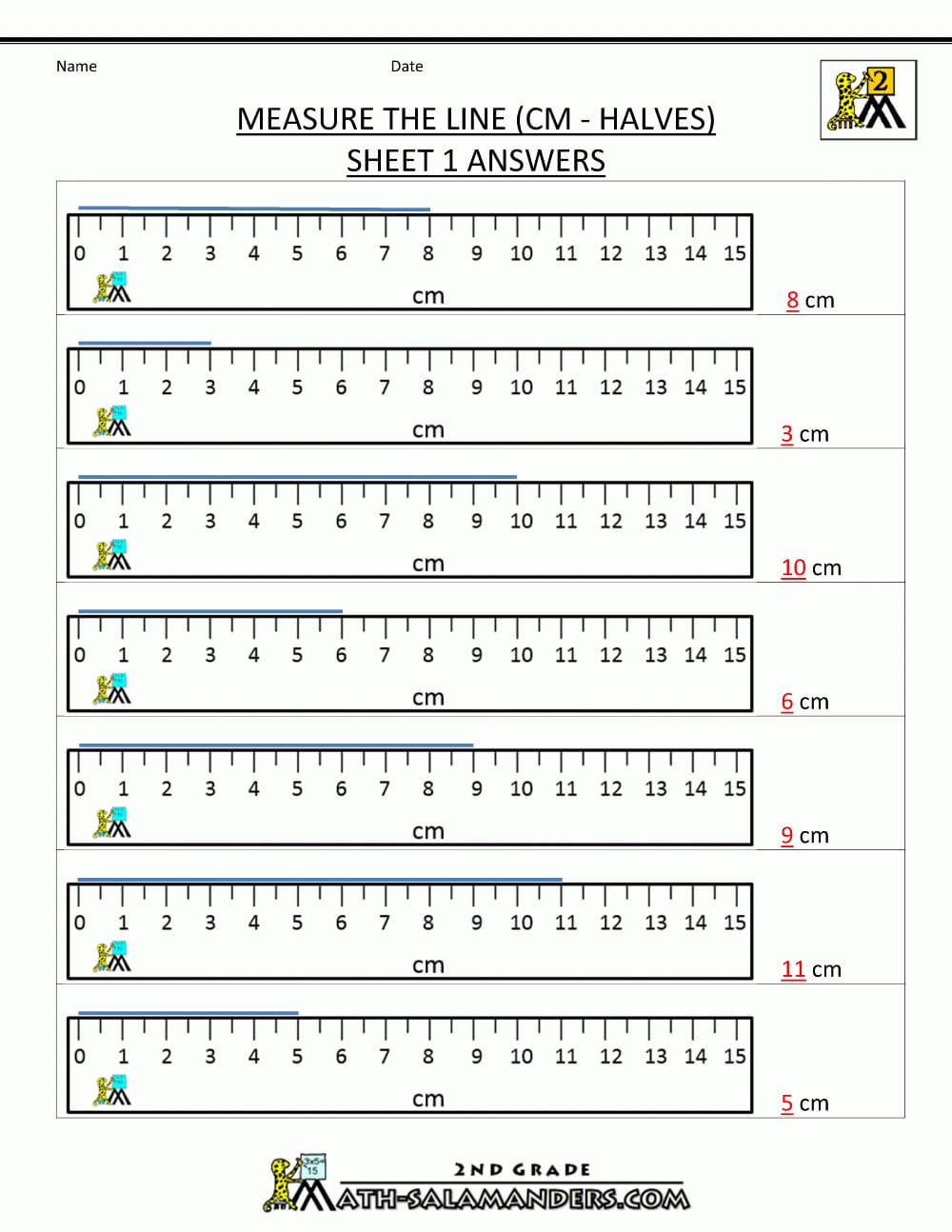 Measurement Math Worksheets  Measuring Length As Well As Reading A Ruler Worksheet