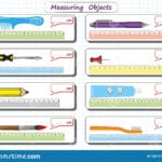 Measuring Length Of The Objects With Ruler Worksheet For Children Regarding Measurement Practice Worksheet