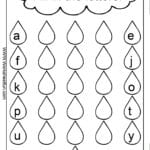 Missing Lowercase Letters – Missing Small Letters  Free Printable Regarding Abc Worksheets For Kindergarten