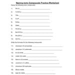 Mixed Ioniccovalent Compound Naming Also Chemfiesta Naming Chemical Compounds Worksheet