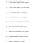 Molarity Practice Worksheet  Harrison High School Pages 1  12 Inside Molarity Practice Worksheet