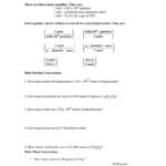 Mole Conversions Worksheet As Well As Moles To Grams Worksheet